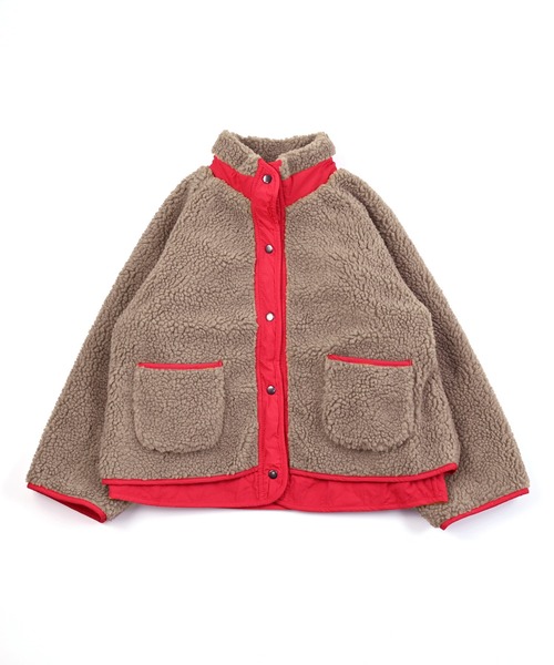 BIG FIELD（ビッグフィールド）の「リバーシブルアウター（その他アウター・キッズ・ベージュ/チャコール/レッド・90/100/110/120/130/140/150）」の12枚目の写真