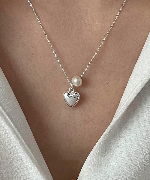 Lace Ladies（レースレディース）の「ハート リボン バラエティ デザイン ネックレス（ネックレス・レディース・シルバー系3/シルバー系4/シルバー系5/シルバー系6/ゴールド/シルバー系1/シルバー系2/シルバー系7・FREE）」の3枚目の写真