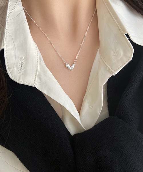 Lace Ladies（レースレディース）の「ハート リボン バラエティ デザイン ネックレス（ネックレス・レディース・シルバー系3/シルバー系4/シルバー系5/シルバー系6/ゴールド/シルバー系1/シルバー系2/シルバー系7・FREE）」の4枚目の写真