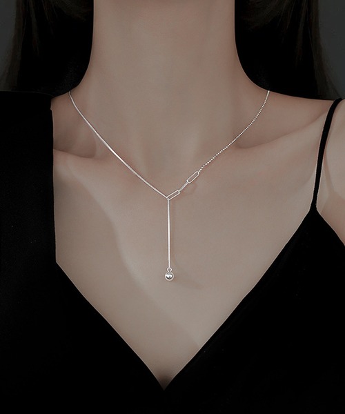 Lace Ladies（レースレディース）の「ハート リボン バラエティ デザイン ネックレス（ネックレス・レディース・シルバー系3/シルバー系4/シルバー系5/シルバー系6/ゴールド/シルバー系1/シルバー系2/シルバー系7・FREE）」の5枚目の写真