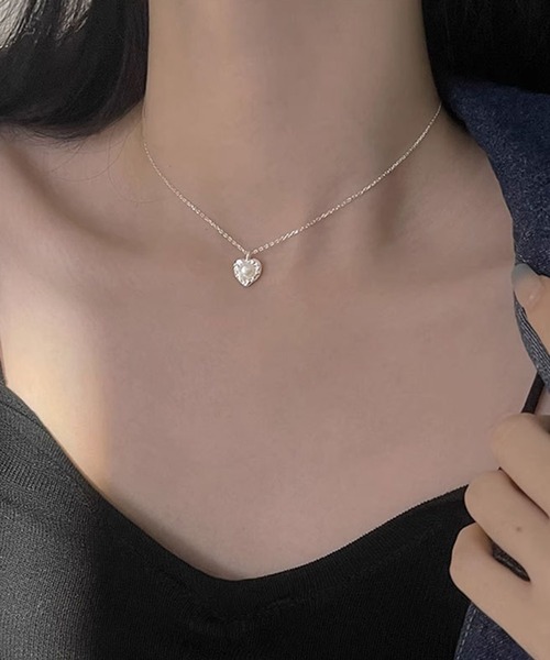 Lace Ladies（レースレディース）の「ハート リボン バラエティ デザイン ネックレス（ネックレス・レディース・シルバー系3/シルバー系4/シルバー系5/シルバー系6/ゴールド/シルバー系1/シルバー系2/シルバー系7・FREE）」の7枚目の写真