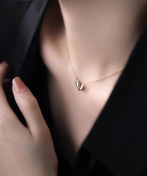 Lace Ladies（レースレディース）の「ハート リボン バラエティ デザイン ネックレス（ネックレス・レディース・シルバー系3/シルバー系4/シルバー系5/シルバー系6/ゴールド/シルバー系1/シルバー系2/シルバー系7・FREE）」の9枚目の写真