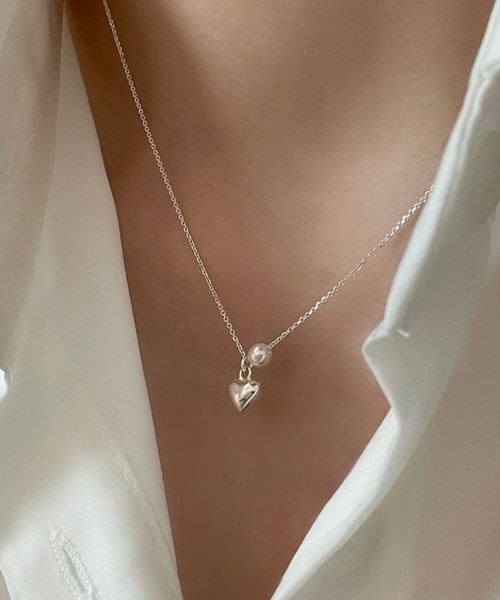 Lace Ladies（レースレディース）の「ハート リボン バラエティ デザイン ネックレス（ネックレス・レディース・シルバー系3/シルバー系4/シルバー系5/シルバー系6/ゴールド/シルバー系1/シルバー系2/シルバー系7・FREE）」の13枚目の写真