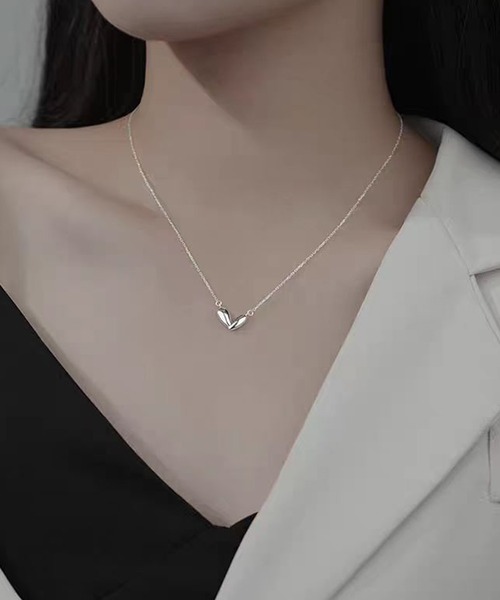 Lace Ladies（レースレディース）の「ハート リボン バラエティ デザイン ネックレス（ネックレス・レディース・シルバー系3/シルバー系4/シルバー系5/シルバー系6/ゴールド/シルバー系1/シルバー系2/シルバー系7・FREE）」の14枚目の写真