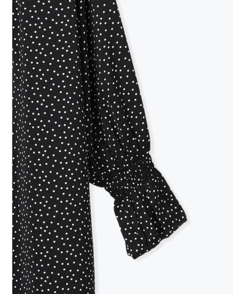 Lugnoncure（ルノンキュール）の「ピコ刺繍アソート切替ワンピース（ワンピース・レディース・ブラック/ベージュ/ダークブラウン・F）」の10枚目の写真