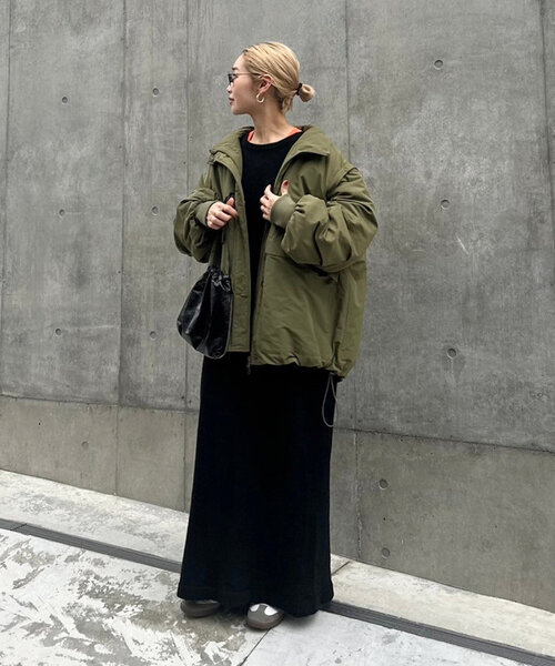 CIAOPANIC TYPY(チャオパニックティピー)の「【WEB限定】ウール混クルーネックニットワンピース(ワンピース・レディース・ブラック/ライトグレー/ブラウン/オフホワイト・SMALL/MEDIUM/LARGE)」の12枚目の写真