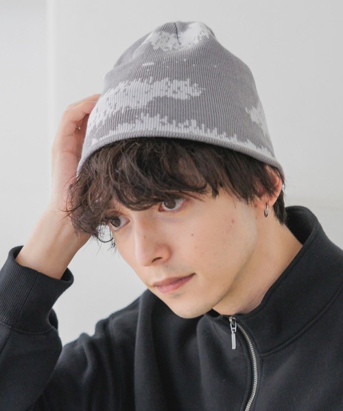 RAGEBLUE(レイジブルー)の「シングルデザインビーニー(ニットキャップ/ビーニー・メンズ・ダークブラウン/その他19/ブラック/グレー/ネイビー・FREE)」の22枚目の写真