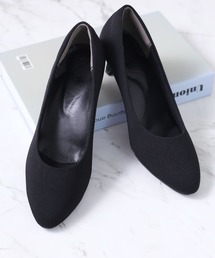 履きごこちやみつき感激 アーモンドトゥ5cmヒールパンプス