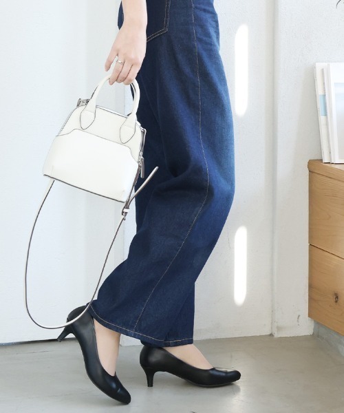 VIVIAN(ヴィヴィアン)の「履きごこちやみつき感激 アーモンドトゥ5cmヒールパンプス(パンプス・レディース・ブラック/ブラック系その他2/ゴールド・21.5/22/23/23.5/24/24.5/25/25.5/26/22.5)」の20枚目の写真