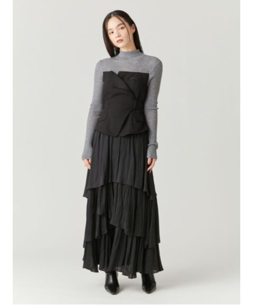 FRAY I.D ビスチェコンビニットワンピース ビスチェコンビニットワンピース（ワンピース）｜FRAY I.D