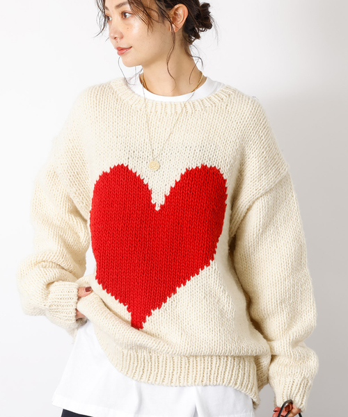 【未使用】HOLIDAY ニット ハート THRIFTY LOOK（スリフティールック）の「【THRIFTY LOOK/スリフティー