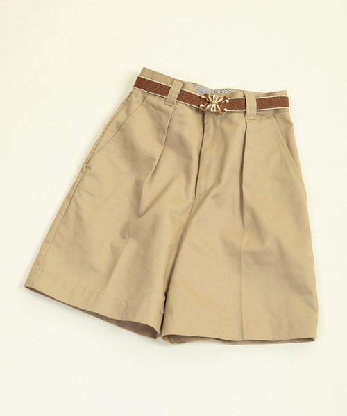 Dot&Stripes CHILD WOMAN(ドットアンドストライプス チャイルドウーマン)の「BIGリボンバックル ピンドットゴムベルト(ベルト・レディース・ブラウン/ブラック/アイボリー・FREE)」の4枚目の写真