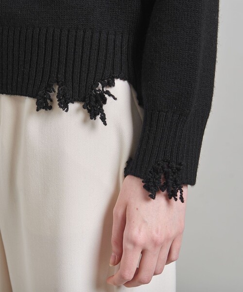 LOEFF（ロエフ）の「＜LOEFF＞ダメージ ニット プルオーバー