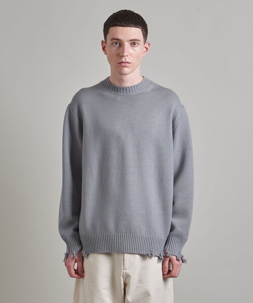 LOEFF ダメージ ニットプルオーバー (薄手) LOEFF ダメージ ニットプルオーバー (薄手) 楽天市場】【SALE