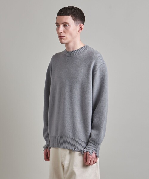 LOEFF（ロエフ）の「＜LOEFF＞ダメージ ニット プルオーバー UNISEX