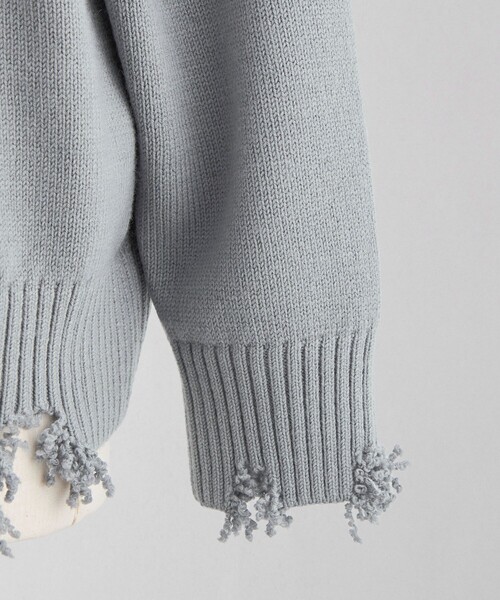 LOEFF（ロエフ）の「＜LOEFF＞ダメージ ニット プルオーバー