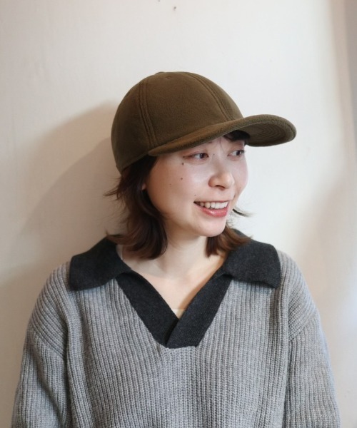 PHATEE（ファッティー）の「【PHATEE】ファティー DADDY CAP RECYCLED FLEECE（キャップ・メンズ・ベージュ/オリーブ/グレー・ONE SIZE）」の2枚目の写真