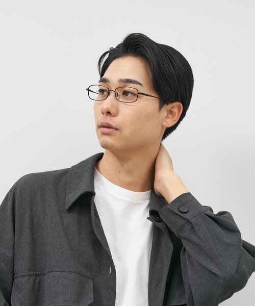 Zoff(ゾフ)の「スクエア型メガネ|ダテメガネ、ユニセックス、メタル|Zoff|TRAD METAL(メガネ・レディース・ブラック/ブラウン系その他4/シルバー/ゴールド・FREE)」の15枚目の写真