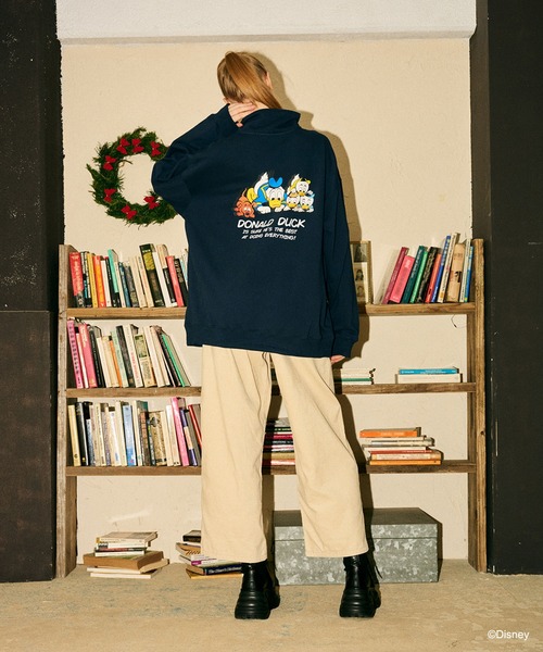 PBLIM(ページボーイリム)の「PBLIM/ドナルド/ハーフZIPスウェット(スウェット・レディース・グリーン/ネイビー/ライトグレー・MEDIUM/LARGE)」の20枚目の写真