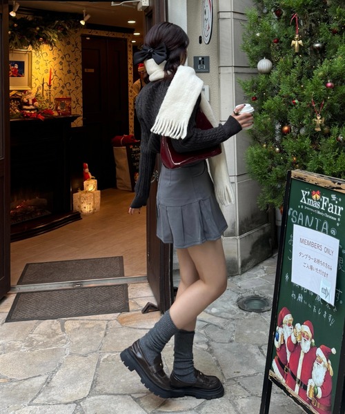 efill(エフィル)の「新作 プリーツ ミニ スカート(スカート・レディース・グレー・S)」の17枚目の写真