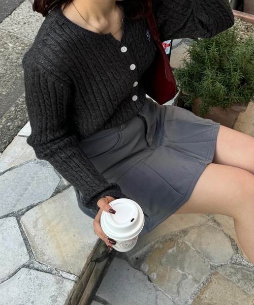 efill(エフィル)の「新作 プリーツ ミニ スカート(スカート・レディース・グレー・S)」の13枚目の写真