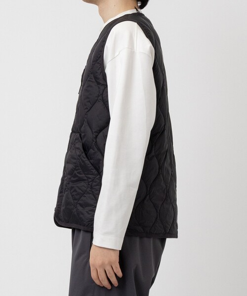 TAION(タイオン)の「【TAION/タイオン】MILITARY V NECK W-ZIP DOWN VEST SOFT SHELL/軽量/洗える(ベスト・メンズ・ブラック/ネイビー・MEDIUM/LARGE/X-LARGE)」の22枚目の写真
