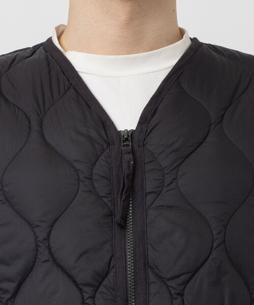 TAION(タイオン)の「【TAION/タイオン】MILITARY V NECK W-ZIP DOWN VEST SOFT SHELL/軽量/洗える(ベスト・メンズ・ブラック/ネイビー・MEDIUM/LARGE/X-LARGE)」の20枚目の写真