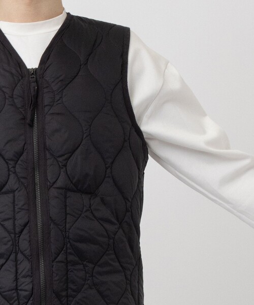 TAION(タイオン)の「【TAION/タイオン】MILITARY V NECK W-ZIP DOWN VEST SOFT SHELL/軽量/洗える(ベスト・メンズ・ブラック/ネイビー・MEDIUM/LARGE/X-LARGE)」の18枚目の写真