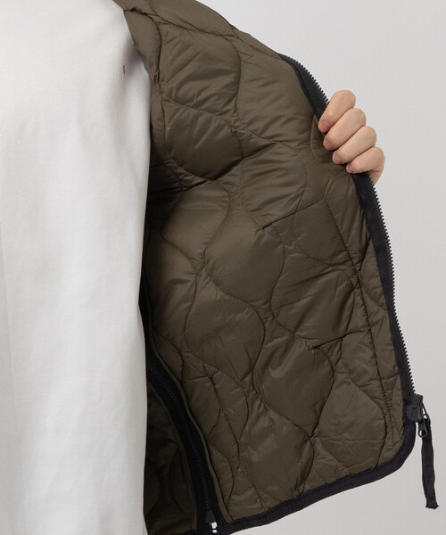 TAION(タイオン)の「【TAION/タイオン】MILITARY V NECK W-ZIP DOWN VEST SOFT SHELL/軽量/洗える(ベスト・メンズ・ブラック/ネイビー・MEDIUM/LARGE/X-LARGE)」の13枚目の写真