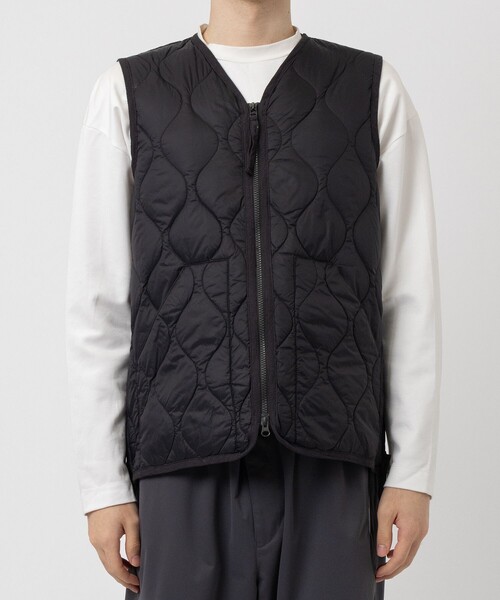 TAION(タイオン)の「【TAION/タイオン】MILITARY V NECK W-ZIP DOWN VEST SOFT SHELL/軽量/洗える(ベスト・メンズ・ブラック/ネイビー・MEDIUM/LARGE/X-LARGE)」の10枚目の写真