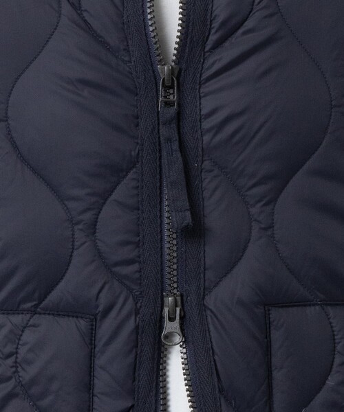 TAION(タイオン)の「【TAION/タイオン】MILITARY V NECK W-ZIP DOWN VEST SOFT SHELL/軽量/洗える(ベスト・メンズ・ブラック/ネイビー・MEDIUM/LARGE/X-LARGE)」の3枚目の写真