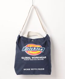 【Dickies】LOGO PRINT 2WAY SHOULDER BAG / ディッキーズ ロゴプリント ツーウェイ ショルダー