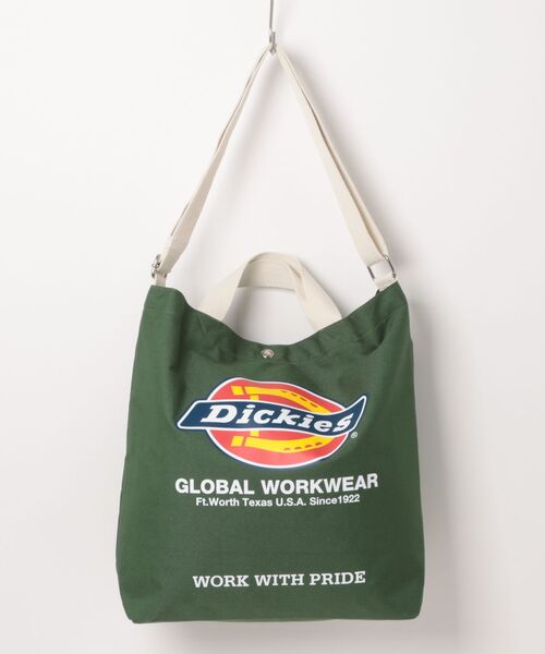 Dickies(ディッキーズ)の「【Dickies】LOGO PRINT 2WAY SHOULDER BAG / ディッキーズ ロゴプリント ツーウェイ ショルダー(ショルダーバッグ・メンズ・ブラック/ワイン/ネイビー/モスグリーン・FREE)」の2枚目の写真