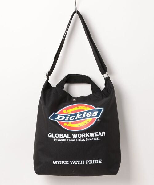 Dickies(ディッキーズ)の「【Dickies】LOGO PRINT 2WAY SHOULDER BAG / ディッキーズ ロゴプリント ツーウェイ ショルダー(ショルダーバッグ・メンズ・ブラック/ワイン/ネイビー/モスグリーン・FREE)」の1枚目の写真