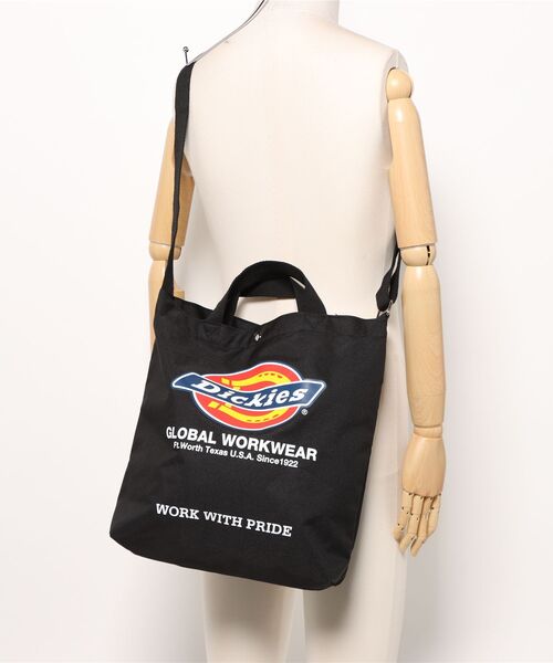 Dickies(ディッキーズ)の「【Dickies】LOGO PRINT 2WAY SHOULDER BAG / ディッキーズ ロゴプリント ツーウェイ ショルダー(ショルダーバッグ・メンズ・ブラック/ワイン/ネイビー/モスグリーン・FREE)」の8枚目の写真