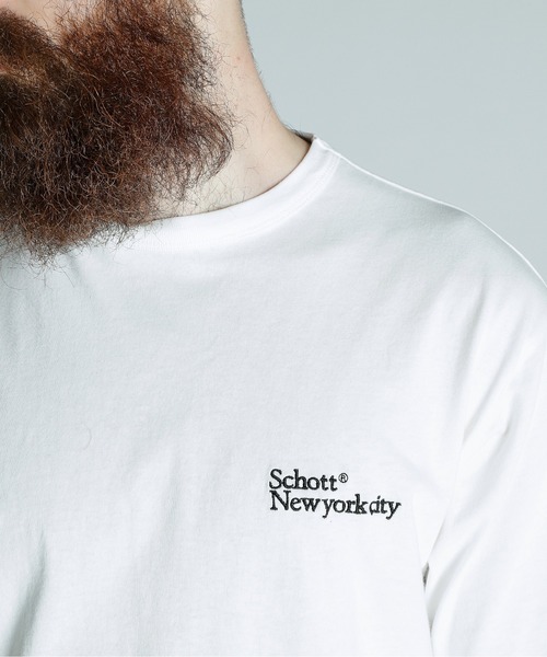 Tシャツ・カットソー IONSEOUL NYC short sleeve t-shirt JE1086 Schott N.Y.C tシャツ Schott/ショット/T-SHIRT ”ORIGINAL HEART