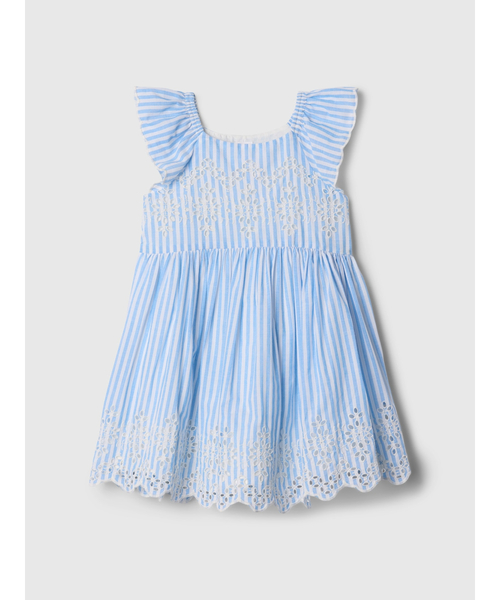 GAP（ギャップ）の「アイレットワンピース (ベビー・幼児)（ワンピース・キッズ・ブルー/ホワイト/ピンク/ライトインディゴブルー・90cm/110cm/100cm/80ｃｍ/95cm/105cm/70cm）」の3枚目の写真