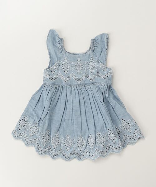 GAP（ギャップ）の「アイレットワンピース (ベビー・幼児)（ワンピース・キッズ・ブルー/ホワイト/ピンク/ライトインディゴブルー・90cm/110cm/100cm/80ｃｍ/95cm/105cm/70cm）」の5枚目の写真