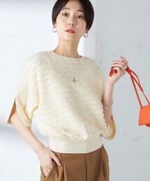 美品☆shipsシップス荒編みニットホワイト - メルカリ