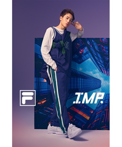 FILA - 新作美品☆海外ブランド BIDIBADU ビディバドゥ上下セット フィラローチェ FILA F04250125 / WFW22044125 ディスラプターII ウェッジ