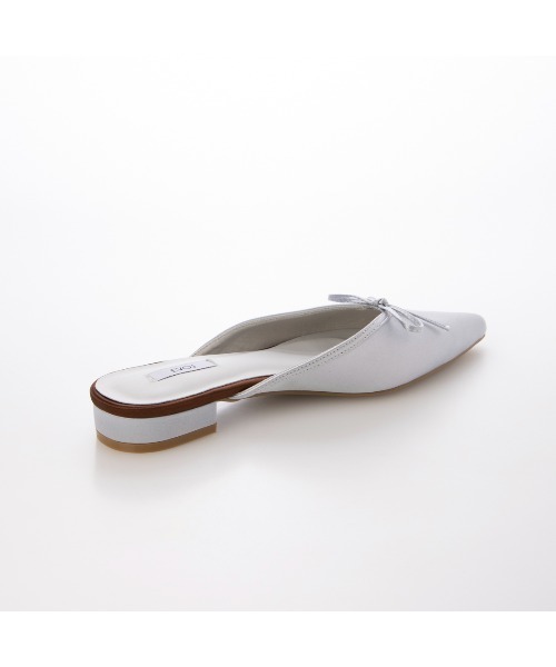 EVOL（イーボル）の「【柔らかい・クッション入り】Vカットリボンバレエミュール IY5708（サンダル・レディース・アイボリー/ブラック/グレー/ホワイト系その他・LL/L/S/M）」の12枚目の写真