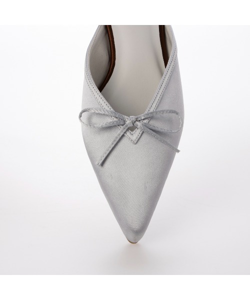 EVOL（イーボル）の「【柔らかい・クッション入り】Vカットリボンバレエミュール IY5708（サンダル・レディース・アイボリー/ブラック/グレー/ホワイト系その他・LL/L/S/M）」の14枚目の写真