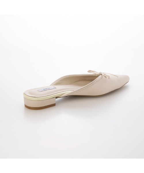 EVOL（イーボル）の「【柔らかい・クッション入り】Vカットリボンバレエミュール IY5708（サンダル・レディース・アイボリー/ブラック/グレー/ホワイト系その他・LL/L/S/M）」の17枚目の写真