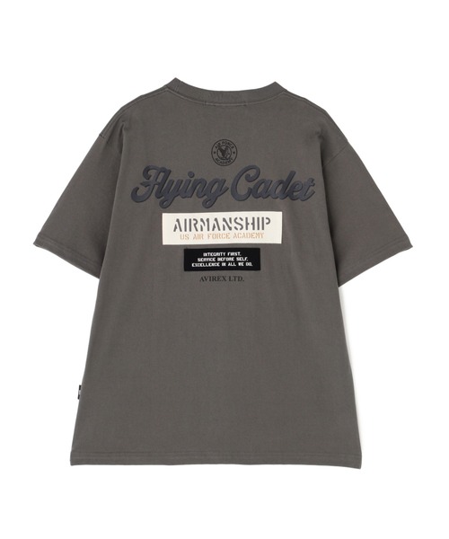 AVIREX(アヴィレックス)の「CADET PATCH T-SHIRT / カデット パッチ 半袖Tシャツ / AVIREX / アヴィレックス(Tシャツ/カットソー・メンズ・ホワイト/ライトグレー/ライトブルー/ブラック/セージグリーン・MEDIUM/LARGE/X-LARGE/XX-LARGE)」の4枚目の写真