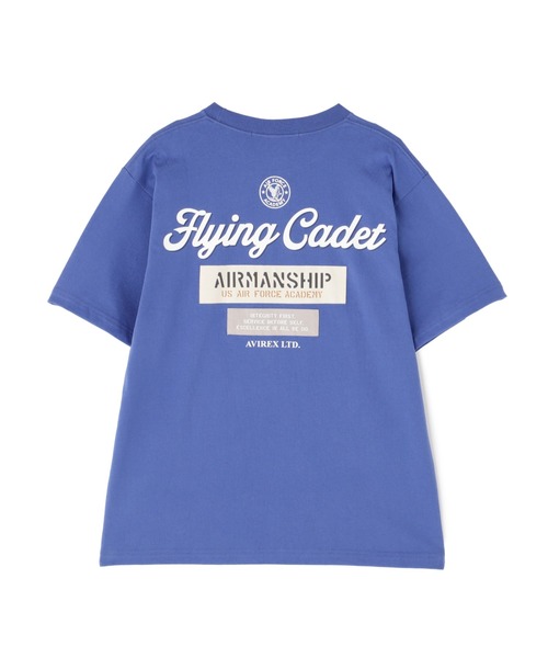 AVIREX(アヴィレックス)の「CADET PATCH T-SHIRT / カデット パッチ 半袖Tシャツ / AVIREX / アヴィレックス(Tシャツ/カットソー・メンズ・ホワイト/ライトグレー/ライトブルー/ブラック/セージグリーン・MEDIUM/LARGE/X-LARGE/XX-LARGE)」の5枚目の写真