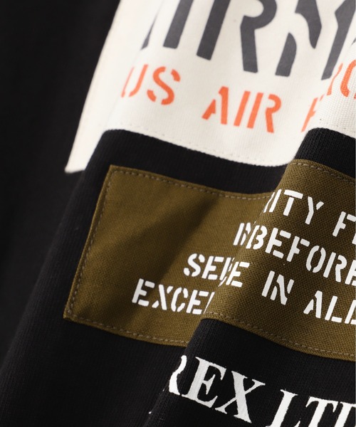 AVIREX(アヴィレックス)の「CADET PATCH T-SHIRT / カデット パッチ 半袖Tシャツ / AVIREX / アヴィレックス(Tシャツ/カットソー・メンズ・ホワイト/ライトグレー/ライトブルー/ブラック/セージグリーン・MEDIUM/LARGE/X-LARGE/XX-LARGE)」の11枚目の写真