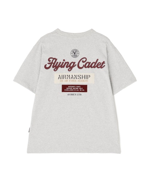AVIREX(アヴィレックス)の「CADET PATCH T-SHIRT / カデット パッチ 半袖Tシャツ / AVIREX / アヴィレックス(Tシャツ/カットソー・メンズ・ホワイト/ライトグレー/ライトブルー/ブラック/セージグリーン・MEDIUM/LARGE/X-LARGE/XX-LARGE)」の12枚目の写真