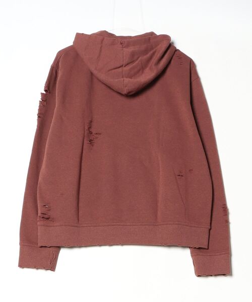 THRIFTY LOOK / スリフティールック WORN-OUT BAND HOODIE 'NIRVANA' ニルヴァーナ ダメージ加工 ユーズド加工 プルオーバーパーカー（パーカー）｜THRIFTY LOOK（スリフティールック）