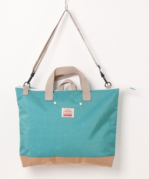 Ocean&Ground(오션&그라운드)의 「숄더 첨부 레슨 백/GOODAY(토트 백)」｜민트