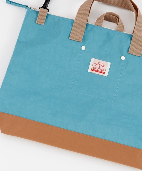 Ocean&Ground（オーシャン&グラウンド）の「ショルダー付きレッスンバッグ/GOODAY（トートバッグ・キッズ・グリーン/ライトグリーン/ピンク/パープル/ミント/ネイビー/オレンジ/ターコイズブルー/ブラック/オリーブ・FREE）」の12枚目の写真